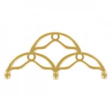 Cymbal ™ DQ metal ending Sitanos III for 8/0 beads - Gold